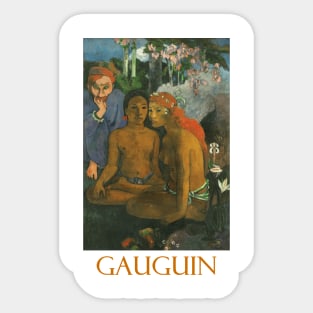 Barbarous Tales (1902) by Paul Gauguin Sticker